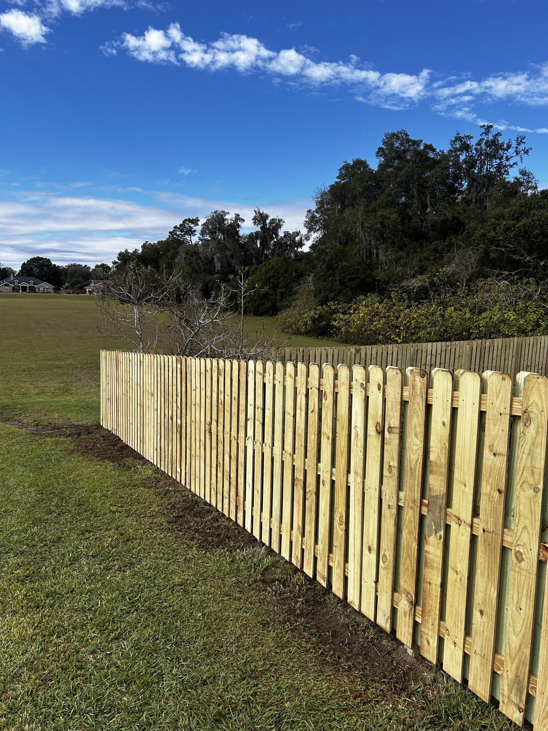 Wood Privacy Fence installed in ocala, fl